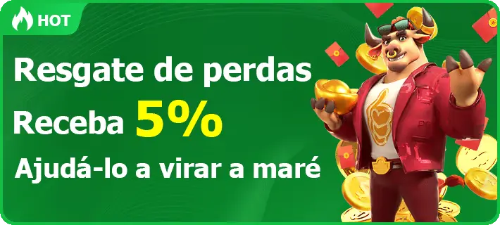 Resgate de perdas Receba 5% Ajudá-lo a virar a maré